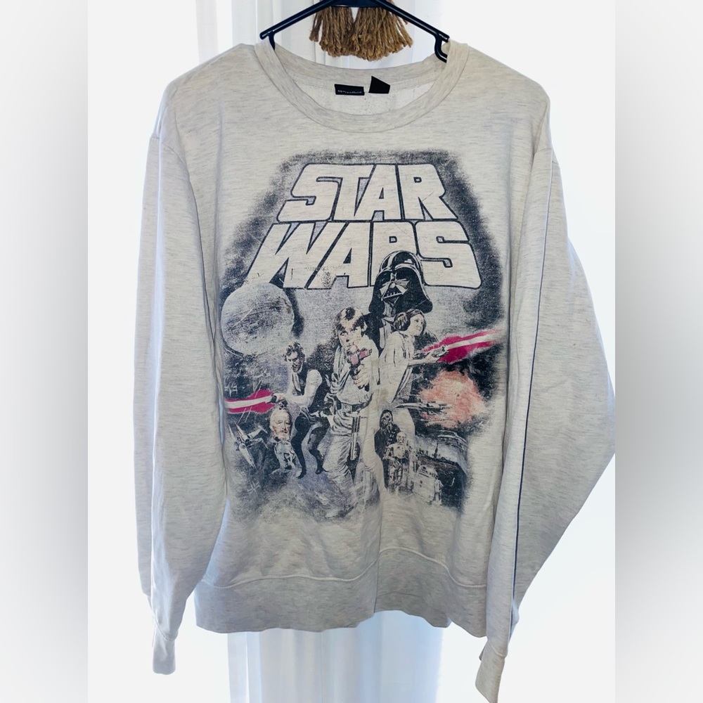 Vintage Star Wars Pullover Sweatshirt Size L